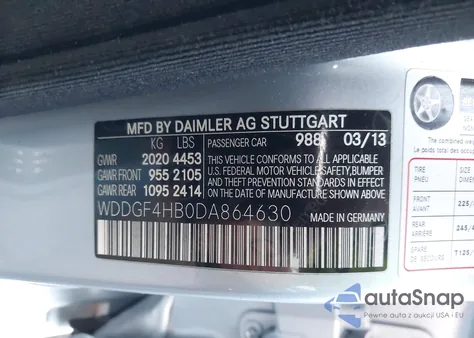 2013 Mercedes-Benz C 250 Sport из США, поврежденный, VIN WDDGF4HB0DA864630